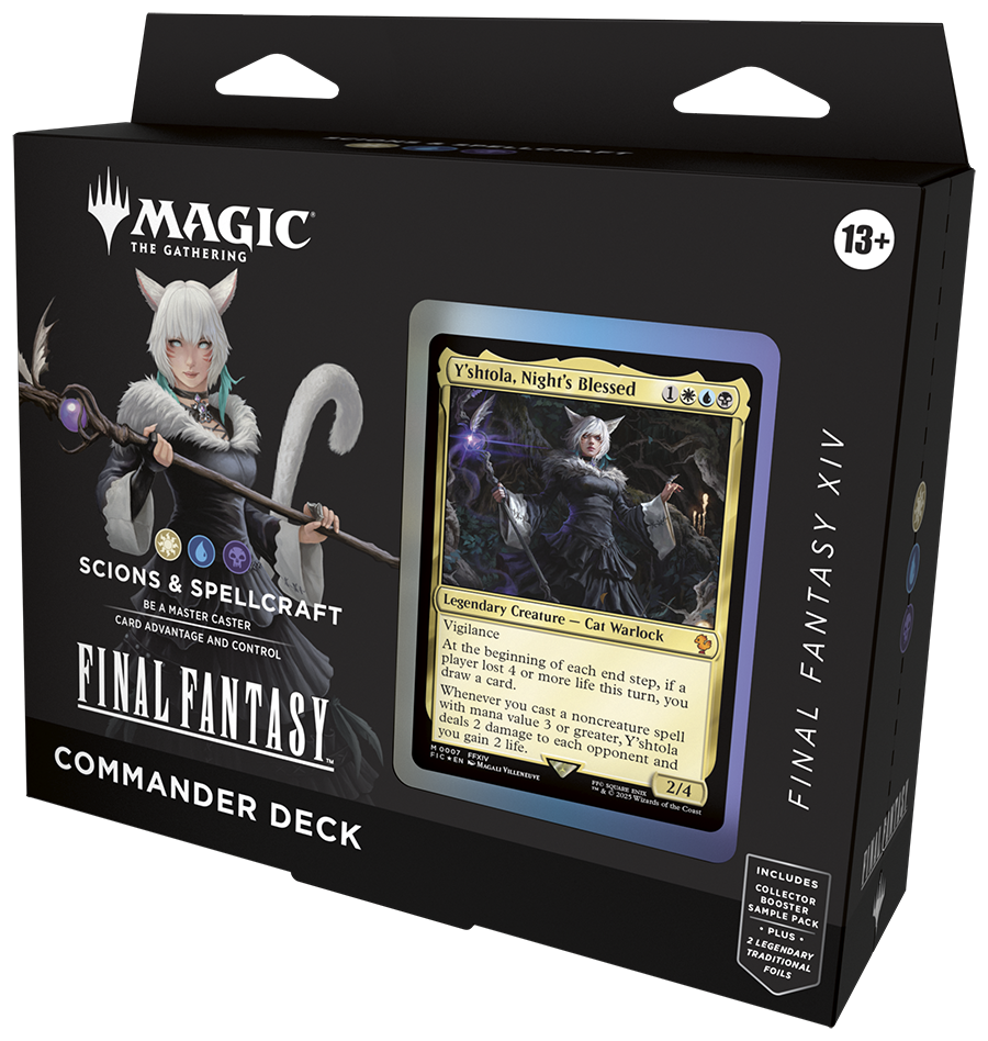 MTG [FIN] Final Fantasy Commander Decks (5 options) Trading Card Games Wizards of the Coast FIC Scions & Spellcraft (Y'shtola) (W/U/B)