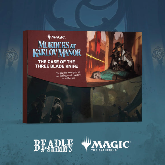 Murders at Karlov Manor: The Case of the Three Blade Knife Puzzles Beadle & Grimm's   