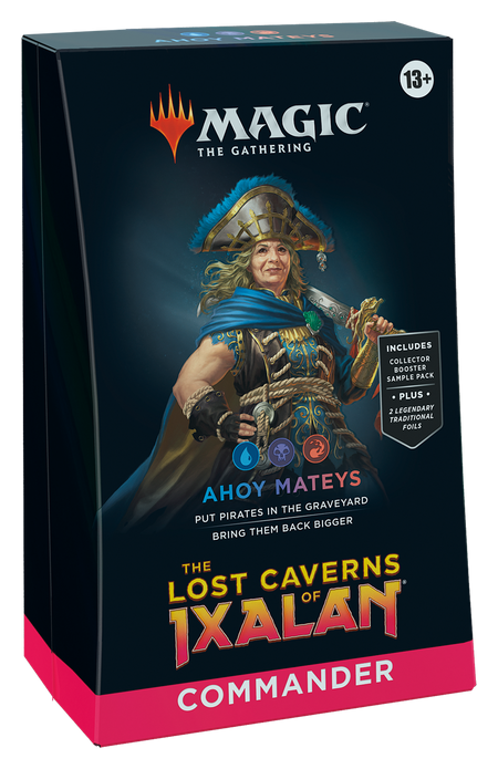MTG: The Lost Caverns of Ixalan Commander Decks (4 options) Trading Card Games Wizards of the Coast LCC Ahoy Mateys