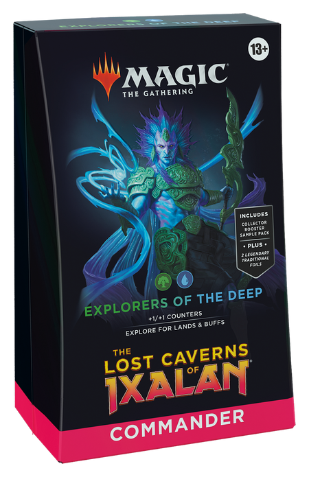 MTG: The Lost Caverns of Ixalan Commander Decks (4 options) Trading Card Games Wizards of the Coast LCC Explorers of the Deep
