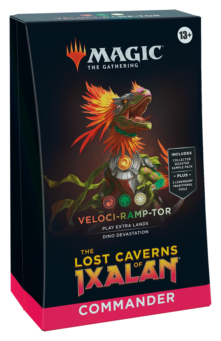 MTG: The Lost Caverns of Ixalan Commander Decks (4 options) Trading Card Games Wizards of the Coast LCC Veloci-Ramp-Tor