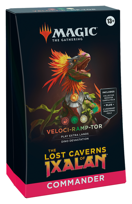 MTG: The Lost Caverns of Ixalan Commander Decks (4 options) Trading Card Games Wizards of the Coast LCC Veloci-Ramp-Tor