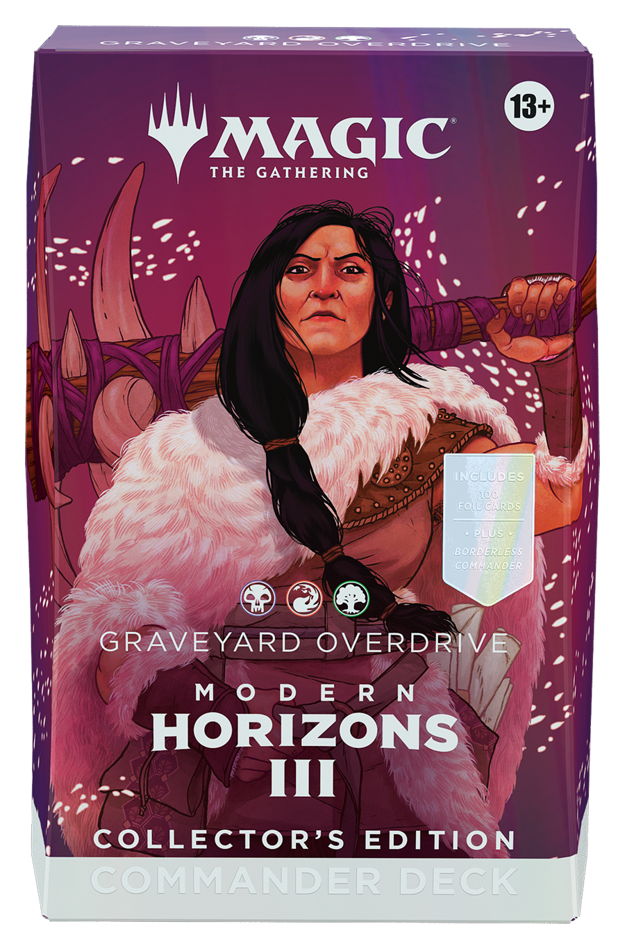 MTG [MH3] Modern Horizons 3 Commander Decks - Collector's Edition (4 options) Trading Card Games Wizards of the Coast M3C Graveyard Overdrive (B/R/G) Collector