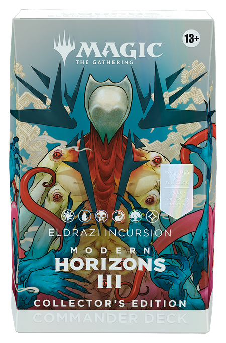 MTG [MH3] Modern Horizons 3 Commander Decks - Collector's Edition (4 options) Trading Card Games Wizards of the Coast M3C Eldrazi Incursion (All 5 Colors) Collector
