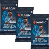MTG [MKM] Murders at Karlov Manor Play Boosters (3 options) Trading Card Games Wizards of the Coast 3x MKM Play Booster Bundle