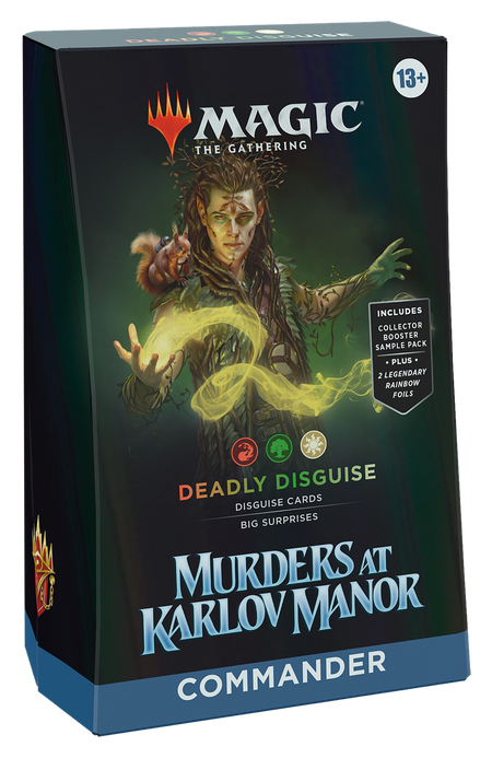 MTG [MKM] Murders at Karlov Manor Commander Decks (5 options) Trading Card Games Wizards of the Coast MKC Deadly Disguise (R/G/W)  