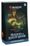 MTG [MKM] Murders at Karlov Manor Commander Decks (5 options) Trading Card Games Wizards of the Coast Deadly Disguise (R/G/W)  