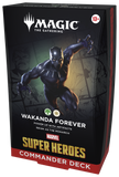 MTG [MSH] Marvel Super Heroes Commander Decks (5 options) Trading Card Games Wizards of the Coast MSH (G/W) Wakanda Forever Commander Deck
