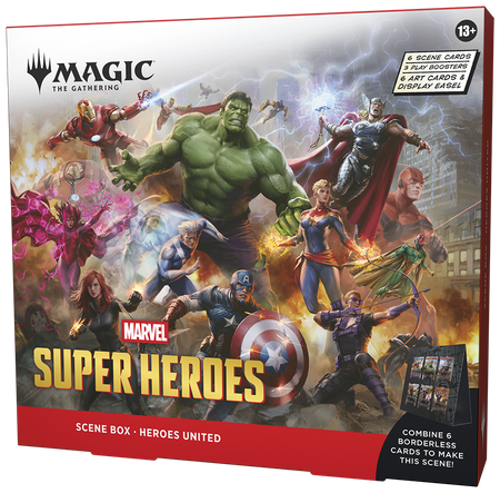 MTG [MSH] Marvel Super Heroes Scene Boxes (3 options) Trading Card Games Wizards of the Coast MSH Heroes United Scene Box