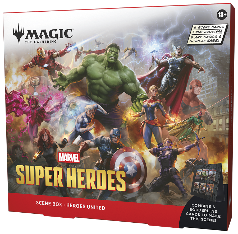 MTG [MSH] Marvel Super Heroes Scene Boxes (3 options) Trading Card Games Wizards of the Coast MSH Heroes United Scene Box