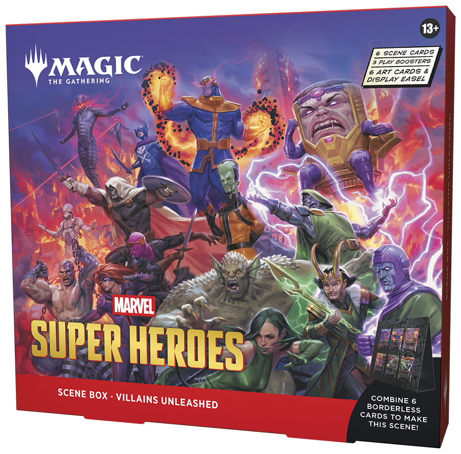 MTG [MSH] Marvel Super Heroes Scene Boxes (3 options) Trading Card Games Wizards of the Coast MSH Villains Unleashed Scene Box