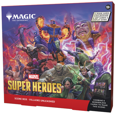 MTG [MSH] Marvel Super Heroes Scene Boxes (3 options) Trading Card Games Wizards of the Coast MSH Villains Unleashed Scene Box