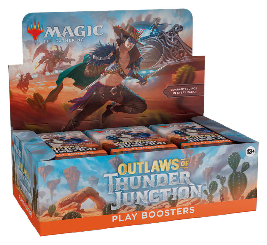 MTG [OTJ] Outlaws of Thunder Junction Play Boosters (4 options) Trading Card Games Wizards of the Coast OTJ Play Box  