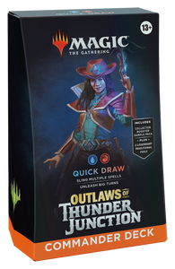 MTG [OTJ] Outlaws of Thunder Junction Commander Decks (5 options) Trading Card Games Wizards of the Coast All 4 Deck Bundle  