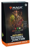 MTG [OTJ] Outlaws of Thunder Junction Commander Decks (4 options) Trading Card Games Wizards of the Coast OTC Desert Bloom (R/G/W)