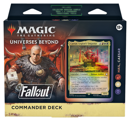 MTG [PIP] Fallout Commander Decks (4 options) Trading Card Games Wizards of the Coast PIP Hail Caesar (B/W/R)