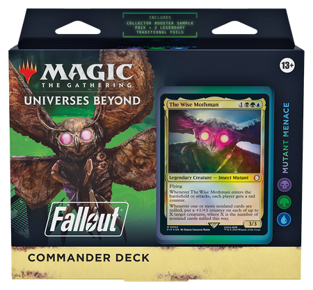 MTG [PIP] Fallout Commander Decks (4 options) Trading Card Games Wizards of the Coast PIP Mutant Menace (U/G/B)