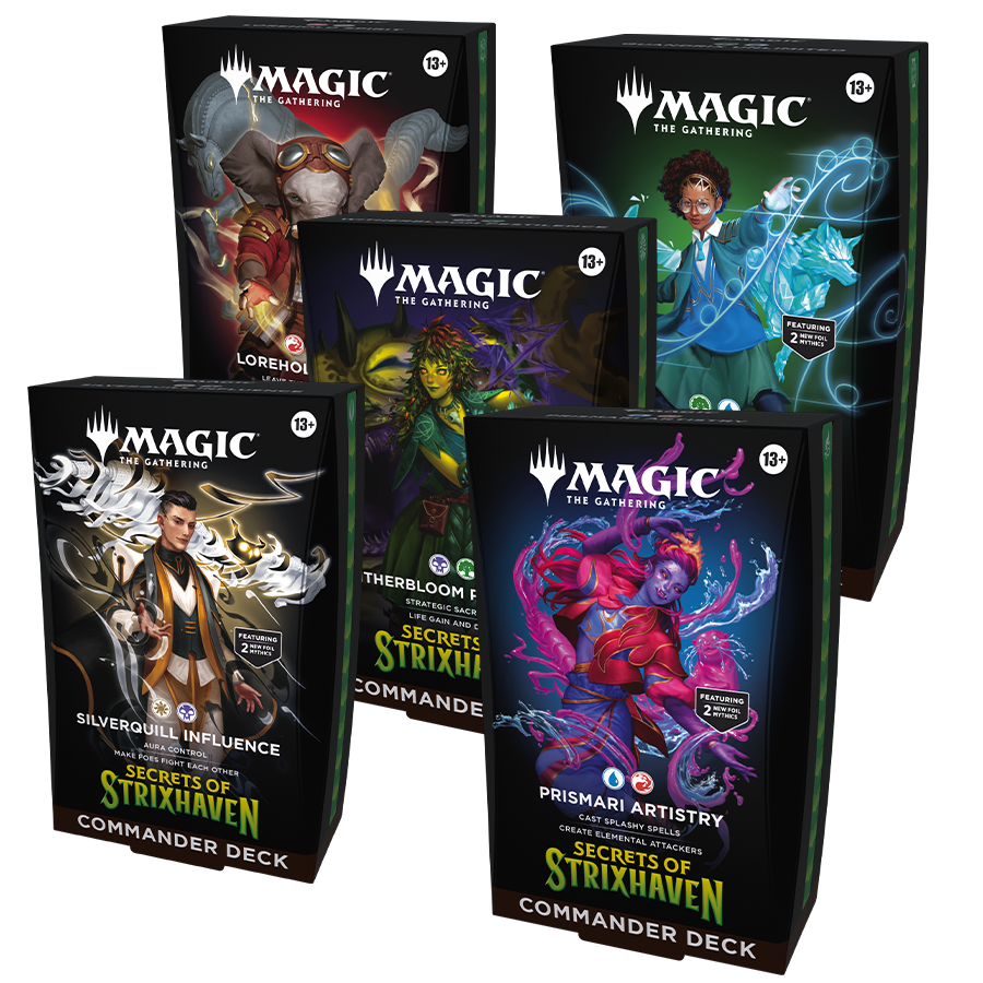 MTG [SOS] Secrets of Strixhaven Commander Decks (5 options) Trading Card Games Wizards of the Coast