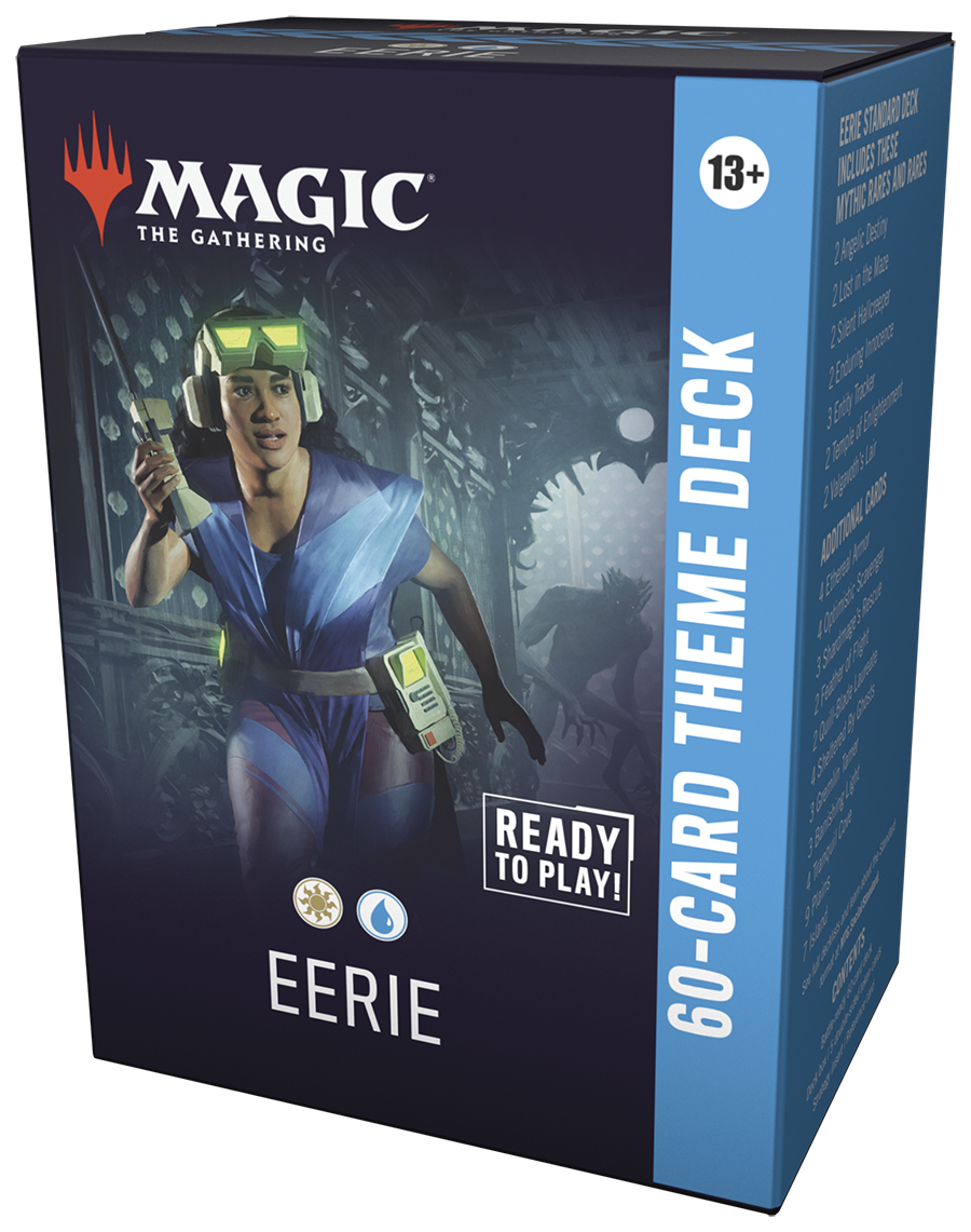 MTG [SOS] Secrets of Strixhaven Theme Decks (2 options) Trading Card Games Wizards of the Coast SOS Eerie (U/W) Theme Deck