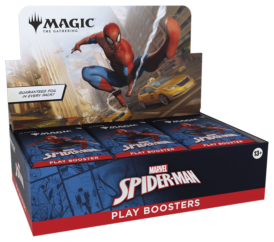 MTG [SPM] Spider-Man Play Boosters (2 options) Trading Card Games Wizards of the Coast SPM Play Box
