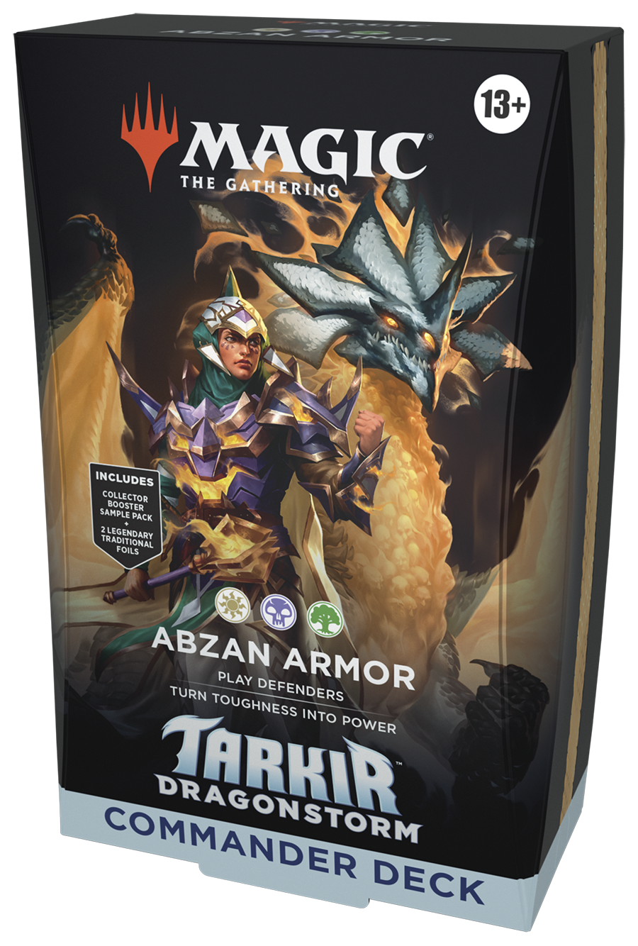 MTG [TDM] Tarkir: Dragonstorm Commander Decks (5 options) Trading Card Games Wizards of the Coast TDC Abzan Armor (W/B/G)
