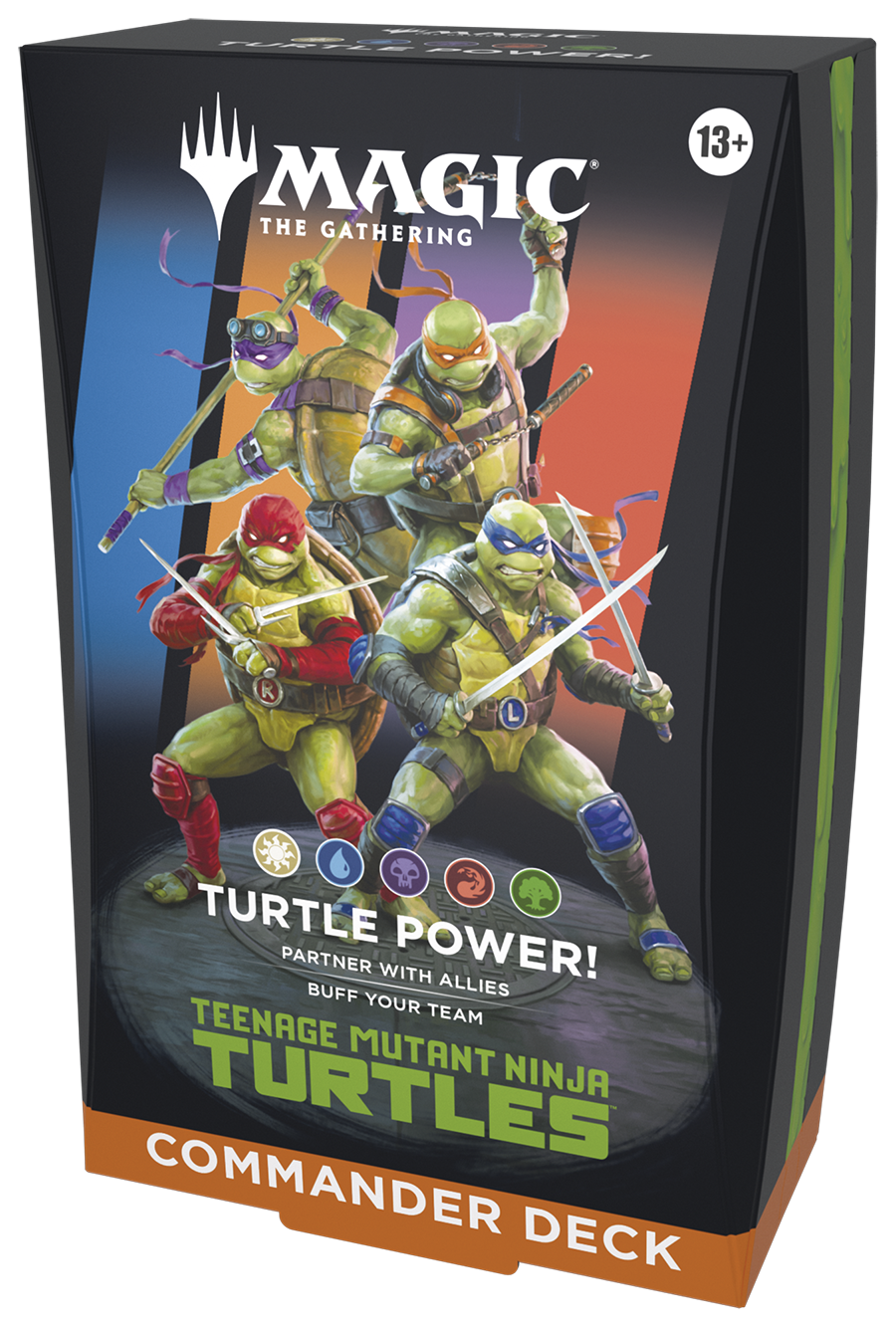 MTG [TMT] Teenage Mutant Ninja Turtles Commander Deck Trading Card Games Wizards of the Coast TMT Commander Deck