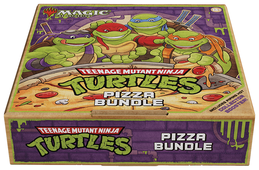 MTG [TMT] Teenage Mutant Ninja Turtles Pizza Bundle Trading Card Games Wizards of the Coast TMT Pizza Bundle