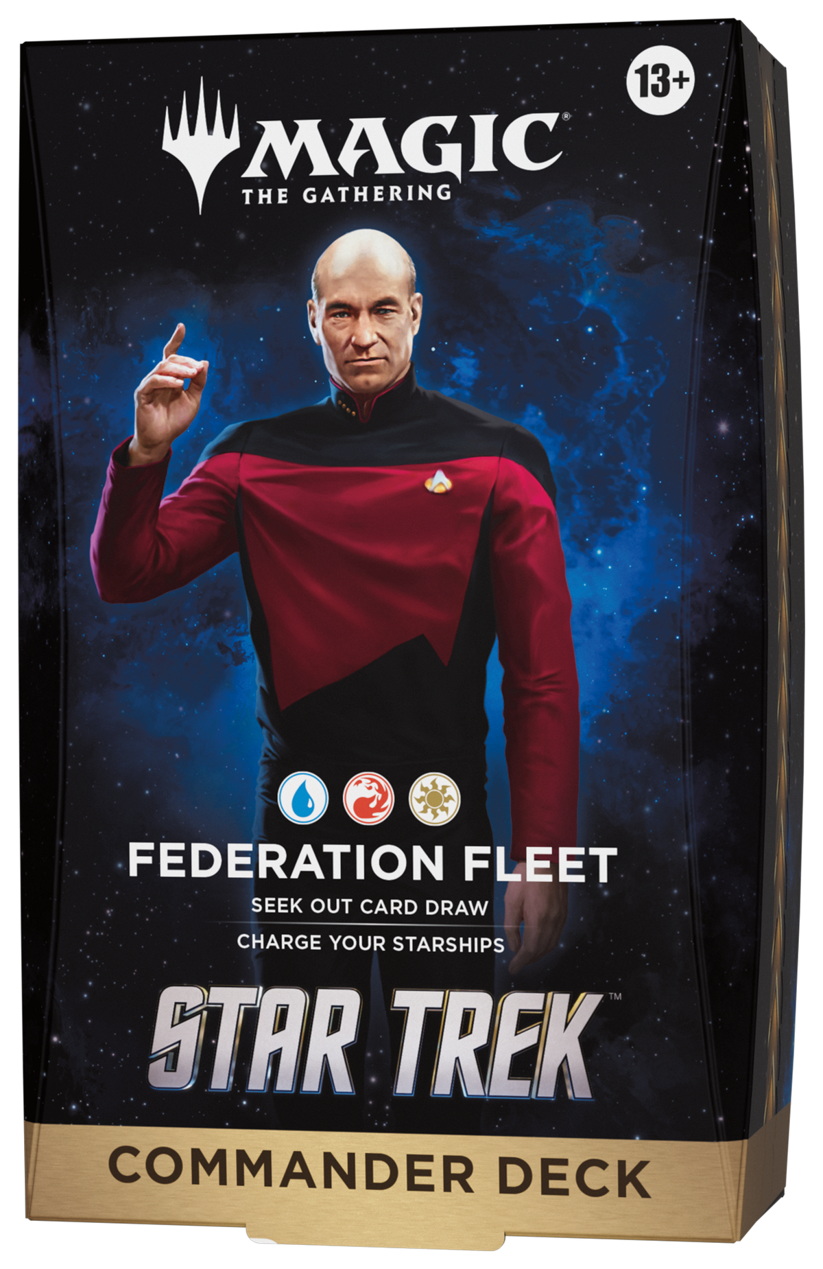 MTG [TRK] Star Trek Commander Decks (4 options) Trading Card Games Wizards of the Coast TRK (U/R/W) Federation Fleet