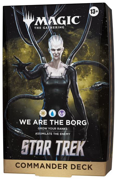 MTG [TRK] Star Trek Commander Decks (4 options) Trading Card Games Wizards of the Coast TRK (W/U/B) We Are The Borg Commander Deck