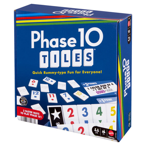 Phase 10 Tiles Board Games Mattel, Inc