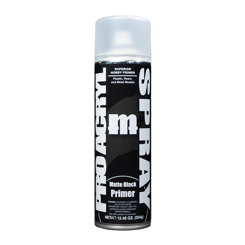 Pro Acryl Spray: Matte Black Paints Monument Hobbies   