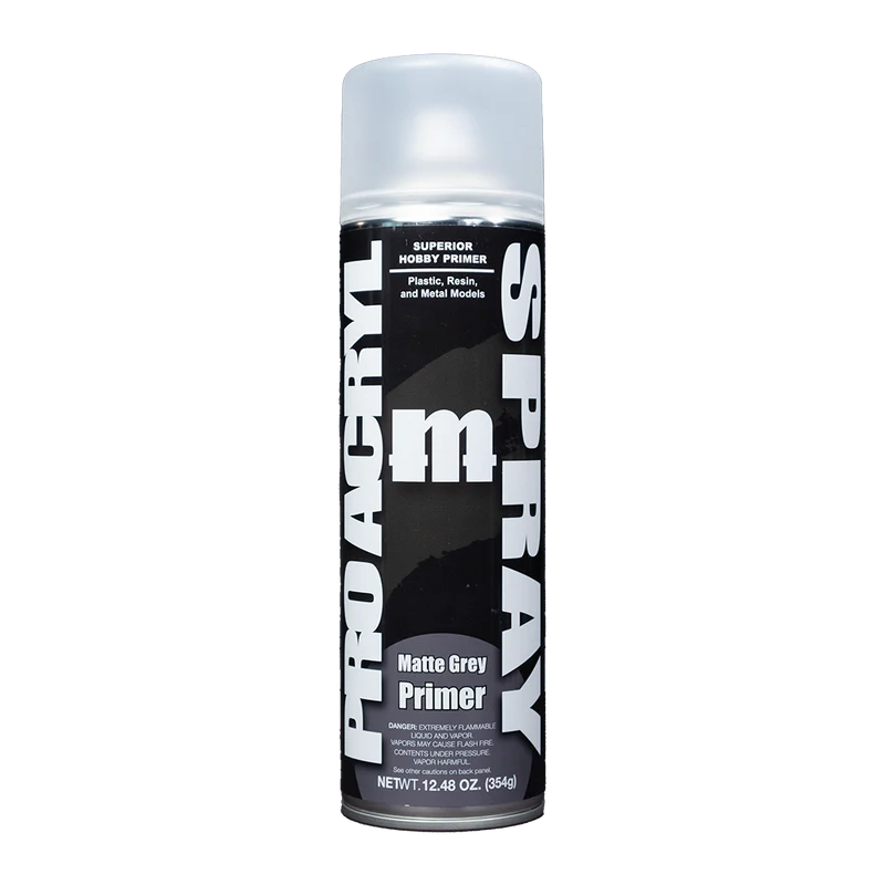 Pro Acryl Spray: Matte Grey Paints Monument Hobbies   