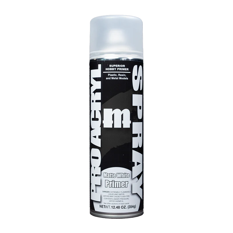 Pro Acryl Spray: Matte White Paints Monument Hobbies   