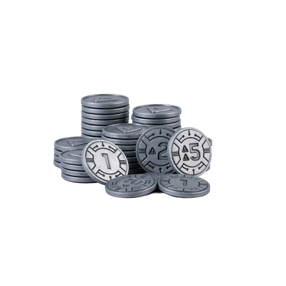 Moonrollers: Metal Hazard Tokens Supplies IV Studios Moonrollers Metal Tokens