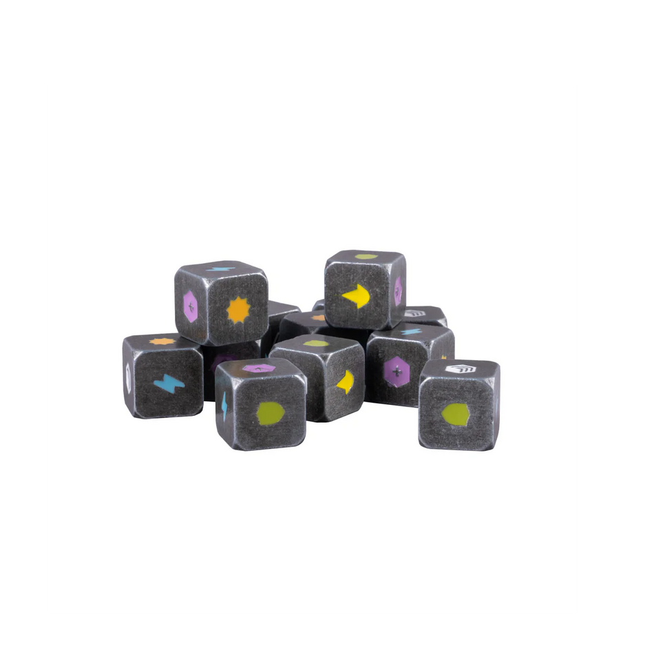 Moonrollers: Aluminum Dice Dice IV Studios Moonrollers Aluminum Dice
