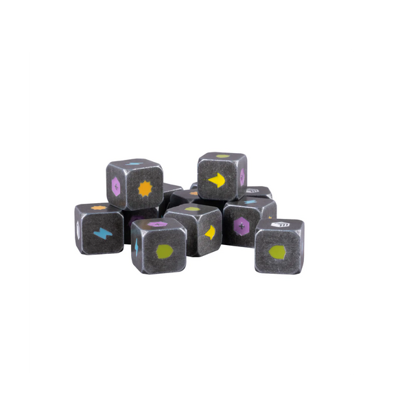 Moonrollers: Aluminum Dice Dice IV Studios Moonrollers Aluminum Dice