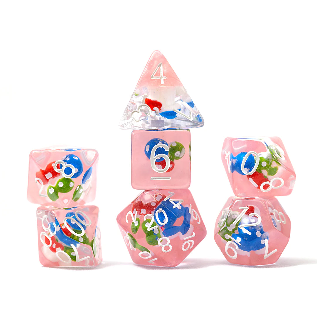Sirius 7ct Polyhedral Dice: Magic Mushroom Dice Sirius Dice   