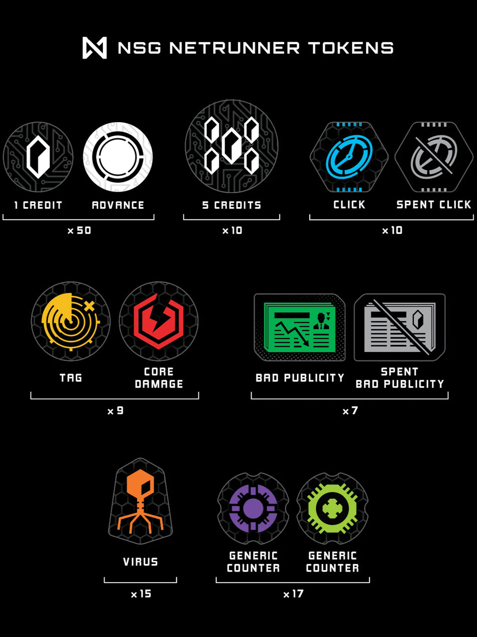 NSG Netrunner Tokens Supplies Null Signal