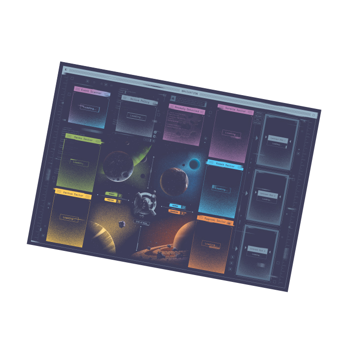 Moonrakers Nomad Navigation Mat Board Games IV Studios