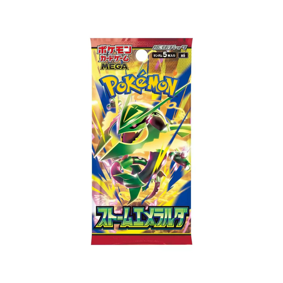 Pokemon TCG: Japanese M6 Emerald Storm Booster (30ppb) Trading Card Games Pepper Joy PKMN m6 Emerald Storm JP