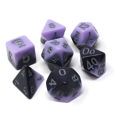 Die Hard Dice 7pc RPG Set - Overcast Dice Die Hard Dice