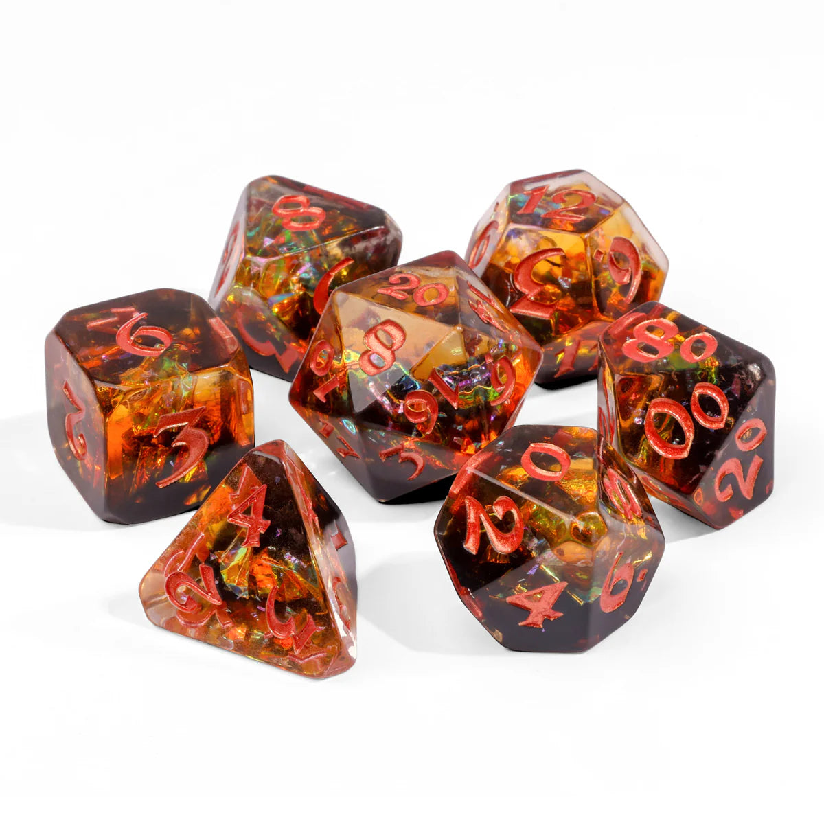 Die Hard Dice 7pc RPG Set - Frenzy Dice Die Hard Dice 7rpg Frenzy