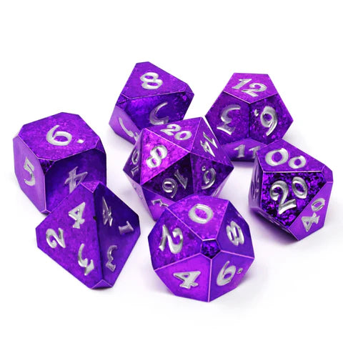 Die Hard Dice 7pc RPG Set - Voidreaver with Silver Dice Die Hard Dice