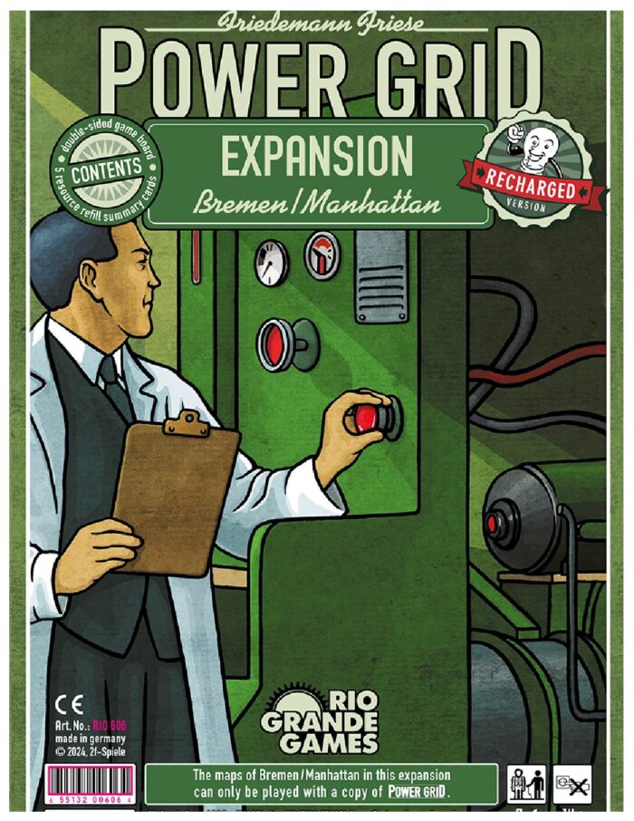 Power Grid Recharged: Bremen/Manhattan Board Games Rio Grande Games