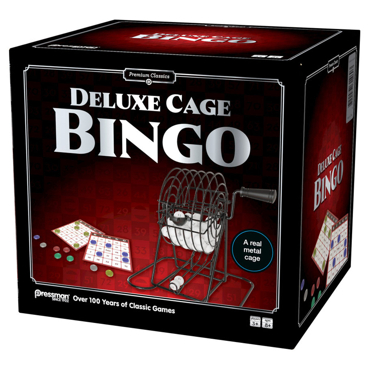 Pressman Premium Classics: Cage Bingo Board Games Common Ground Games