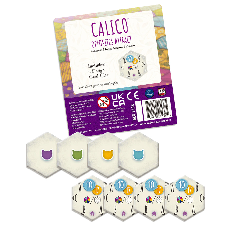 Calico: Opposites Attract Promo Board Games Alderac Entertainment Group