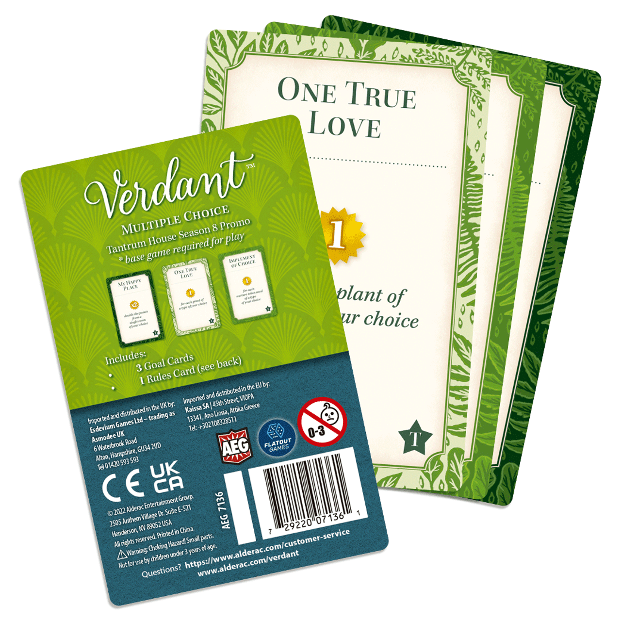 Verdant: Multiple Choice Promo Board Games Alderac Entertainment Group