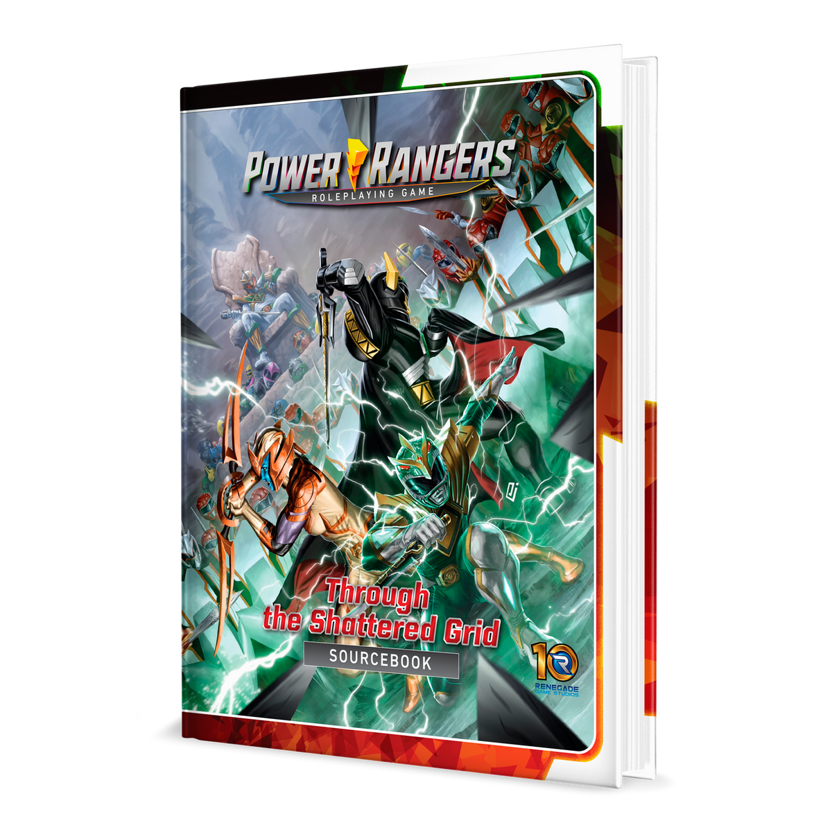 Power Rangers RPG Through the Shattered Grid Sourcebook Role Playing Games Renegade Game Studios