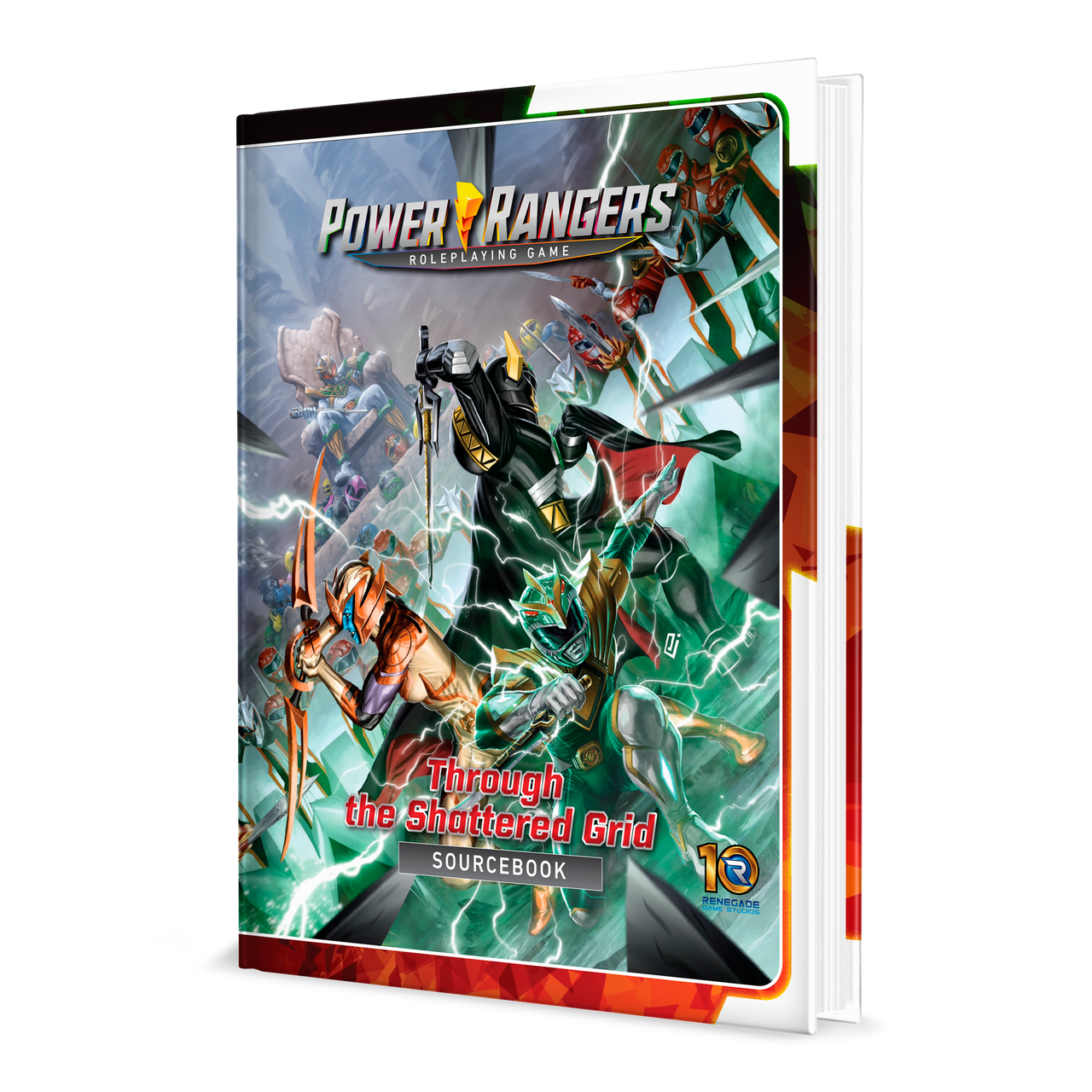 Power Rangers RPG Through the Shattered Grid Sourcebook Role Playing Games Renegade Game Studios
