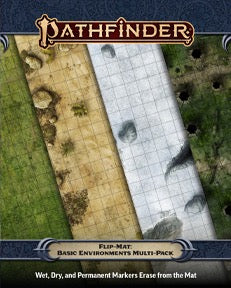 Pathfinder 2E Flip Mat: Basic Environments Multi-Pack RPG Maps Paizo   